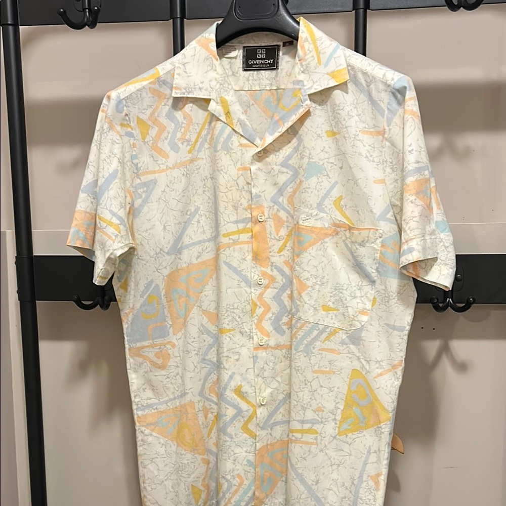 Givenchy Multicolor Abstract Pattern Shirt
